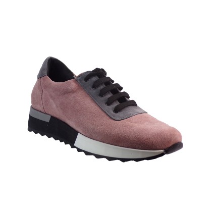 SMART CRONOS Γυναικεία Παπούτσια Sneakers 6704/ATLAN Πούδρα Δέρμ