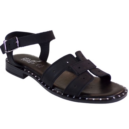 Smart Cronos Γυναικεία Παπούτσια Πέδιλα 7031Α-1084 Μαύρο