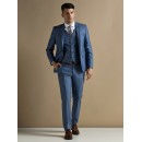 Ανδρικό κουστούμι μπλε με γιλέκο