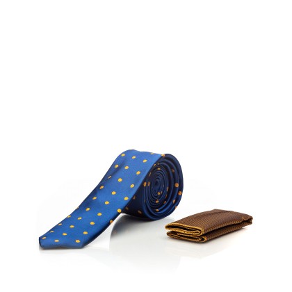 Ανδρική γραβάτα με μαντηλάκι