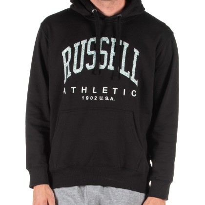 RUSSELL PULL OVER HOODY IO BLACK (A9-014-2-099)