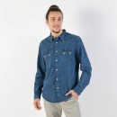 Lee Men’S Western Blue Shirt - Ανδρικό Πουκάμισο (9000028741_386