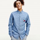 Tommy Jeans Chambray Badge Men's Shirt (9000050951_18492)