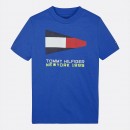 Tommy Jeans Sailing Logo Print Organic Cotton T-Shirt For Kids (