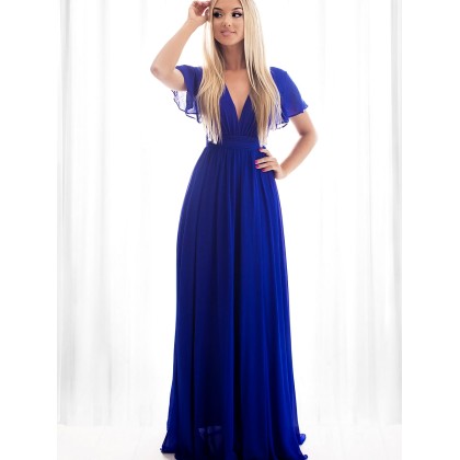 Μακρύ Φόρεμα 146081 YourNewStyle-Μπλε σκούρο