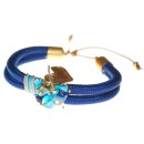 Handmade Blue Navy Bracelet