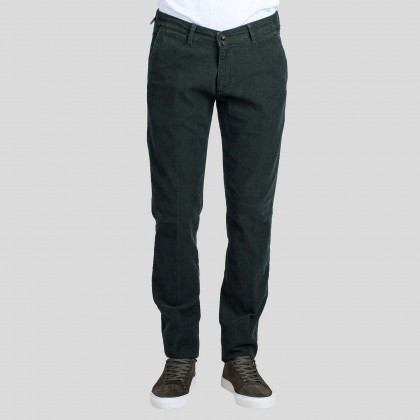 Ανδρικό Πράσινο Green Casual Pants FOUR TEN