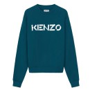 Ανδρικό Μπλε Bi-Colour Logo Crew Sweatshirt/Duck Blue KENZO