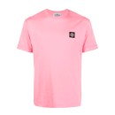 Ανδρικό Patch Logo T-Shirt-Pink STONE ISLAND