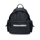 Ανδρικό Μαύρο Black Logo-Print Backpack DSQUARED2