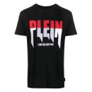 Ανδρικό Μαύρο Iconic Plein-Print Cotton T-Shirt PHILIPP PLEIN