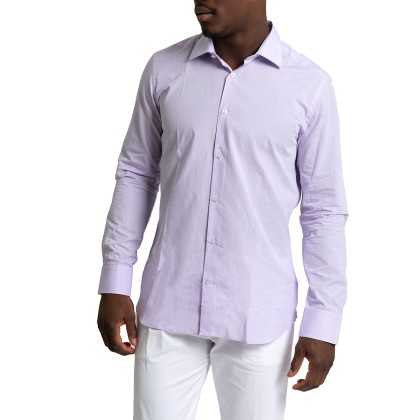 Ανδρικό Μωβ Lavender Long Sleeve Shirt MIRCAM
