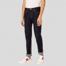 Ανδρικό Μπλε Tapered-Fit 13oz 'Pink Selvedge' Indigo Denim Jeans
