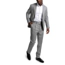 Ανδρικό Γκρι Grey Wool-Blend Two-Piece Suit PASINI