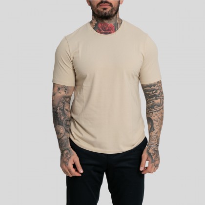 Ανδρικό Μπεζ Ivory Knitted T-Shirt CC-CORNELIANI